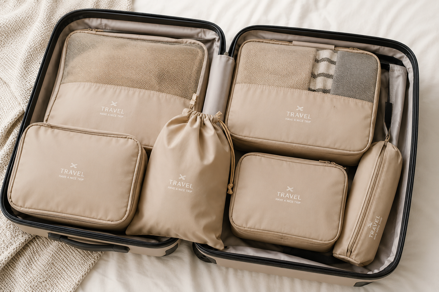 Mejores organizadores de maleta para viajar