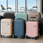 Maletas de cabina rígidas preparadas para viajar en avión